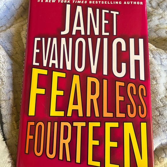 St. Martin’s Press Other - Red and Yellow Book Cover - Fearless Fourteen by Janet Evanovich